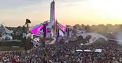 El mainstage de Tomorrowland edición 2022.