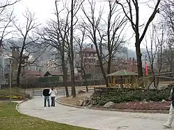 Una avenida del parque.