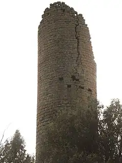 Primer plano de la torre.