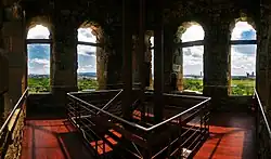Torre de la catedral desde adentro.