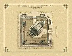 Apoyo de uno de los pilares