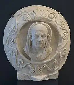 Medallón de época romana.