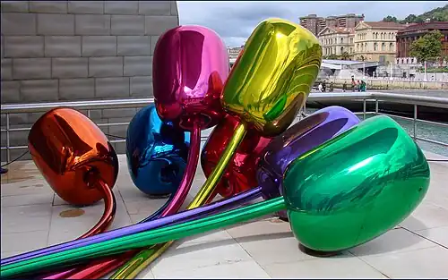 Tulipanes de Jeff Koons
