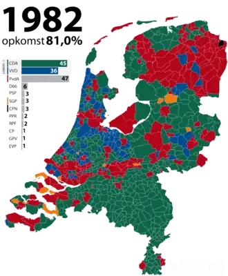 Elecciones generales de los Países Bajos de 1982