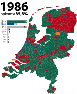 Elecciones generales de los Países Bajos de 1986