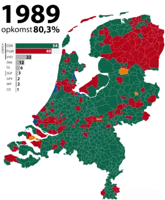 Elecciones generales de los Países Bajos de 1989