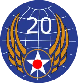 Vigésima Fuerza Aérea India/China Islas Marianas