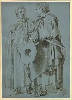 Estudio de personajes, Peter Lely.