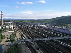 Estación ferroviaria en Tynda
