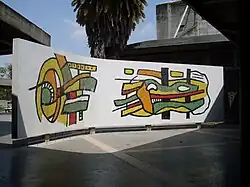 Bimural de Fernand Léger (1954), de Fernand Léger, actualmente en la Ciudad Universitaria de Caracas (Caracas, Venezuela).