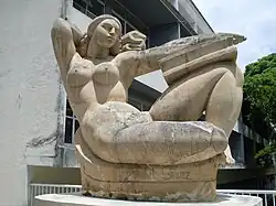 La Ciencia (1950) ubicada en la terraza del Instituto de Medicina Experimental de la Ciudad Universitaria de Caracas.