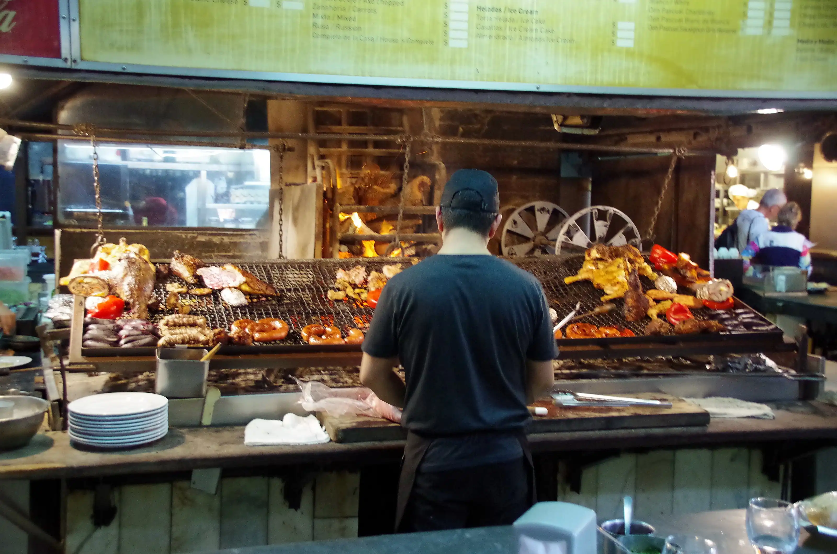 choto en una parrillada uruguaya