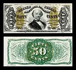 fifty-cent third-issue fractional note