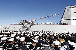 Puesta en servicio del Michael Monsoor el 26 de enero de 2019.