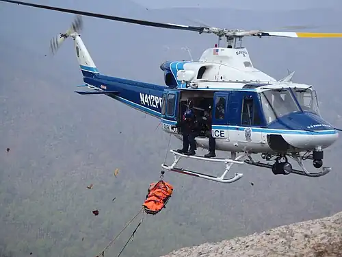 La Policía de Parques realiza operaciones de rescate en Old Rag Mountain.