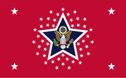 Estandarte presidencial (1898-1912) (uso por el Ejército)