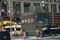 Una estación de reclutamiento del ejército estadounidense en el Times Square, NYC