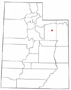 Localización de Altamont, Utah