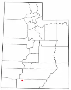 Localización of Alton, Utah