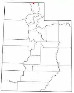 Localización de Lewiston, Utah