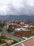 Panorámica de Une desde el alto del calvario
