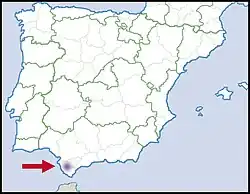 Distribución de Unio gibbus en la península ibérica.