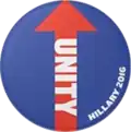 Chapa Unity de Hillary Clinton para las elecciones presidenciales (2016)