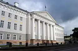 Edificio principal de la Universidad de Tartu (arquitecto Johann Wilhelm Krause, 1803-1809).