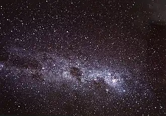 Vía Láctea al sur: Crux, Centaurus, Bolsa de Carbón, etc.