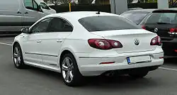 Volkswagen Passat CC pre-reestilización trasera.