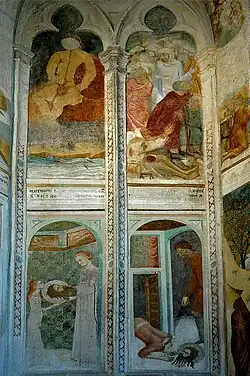 Murales de san Juan Bautista.