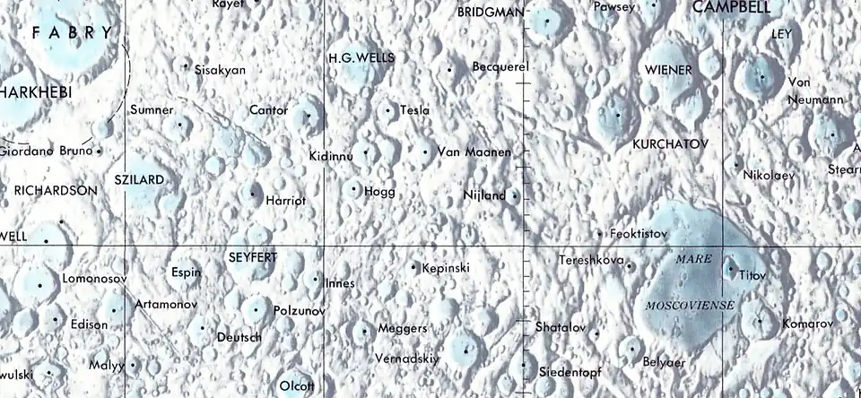 Localización de Van Maanen (centro de la imagen)