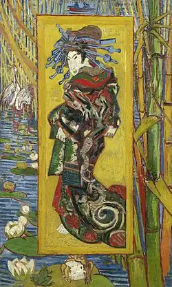Vincent van Gogh, La cortesana (copia del grabado de Eisen), 1887, Museo Van Gogh, Ámsterdam.