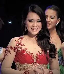 Miss Indonesia 2013 Vania Larissa Tan, de Borneo Occidental