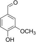 Estructura molecular de la vanilina