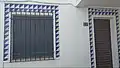 Detalle de los azulejos que decoran las casas