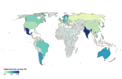 Vegetarians by country