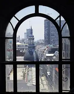 Vista desde una ventana del Bencich sobre calle Florida