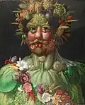 Giuseppe Arcimboldo: Vertumnus, retrato de Rodolfo II (1590 -1591).