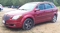 Vista delantera del Pontiac Vibe