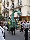 Vibria en un desfile en Reus (Cataluña).