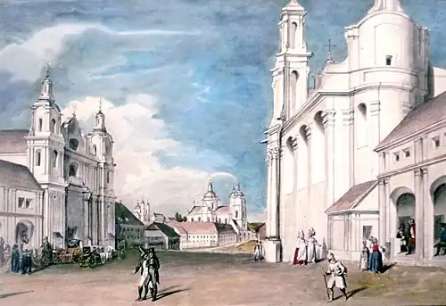 Escena de la calle en Vitebsk