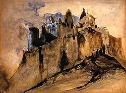 Victor Hugo: Ruinas del Castillo de Vianden (1871)