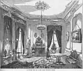 Salón en una casa de Nueva York de la década de 1850.