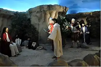 Escena 25: La agonía de Jesús en el Monte de los Olivos