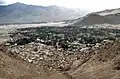 Vista de Leh desde la colina Namgyal