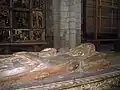 Sepulcro de Sancho Sánchez de Rojas en madera policromada