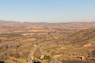 Paisaje desde el pueblo.