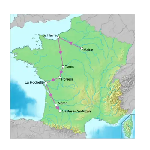 El camino de Vaublanc.