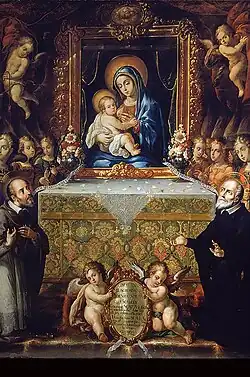 La Virgen de la escalera, c. 1680-1690, Pinacoteca de La Profesa, Ciudad de México